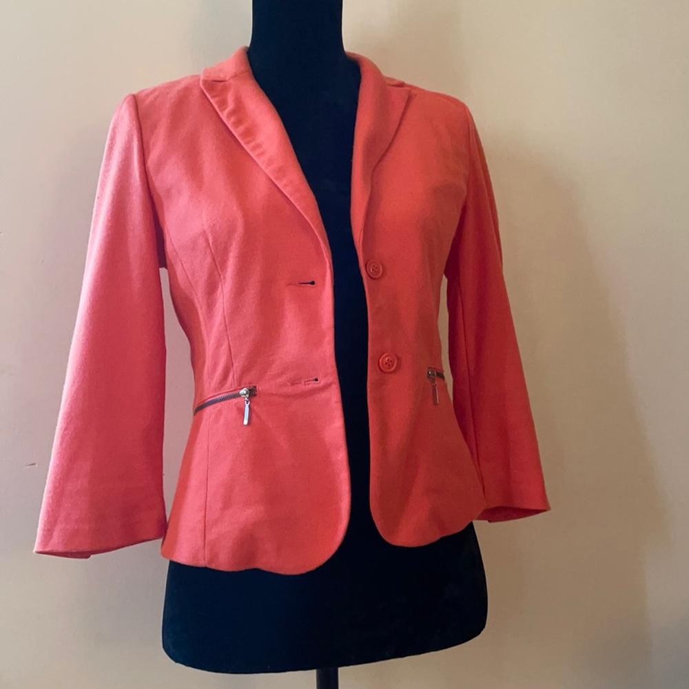 Orange Forever 21 blazer size Small